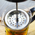 Heat-Resistant Glass tea Kettle , Stainless Steel Plunger